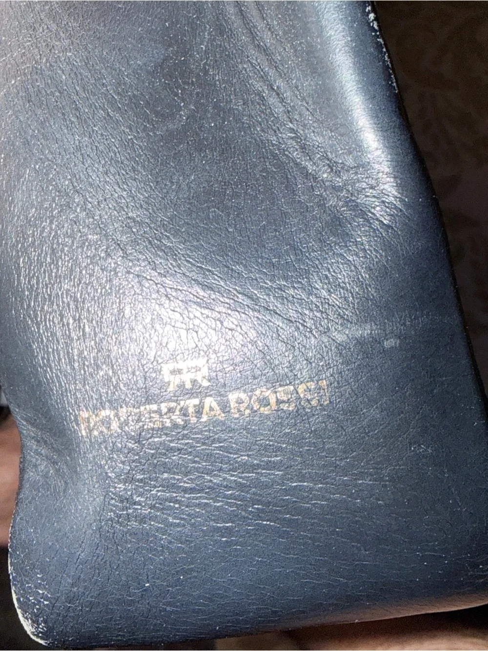 Roberta Rossi Leather Black Shoulder Bag